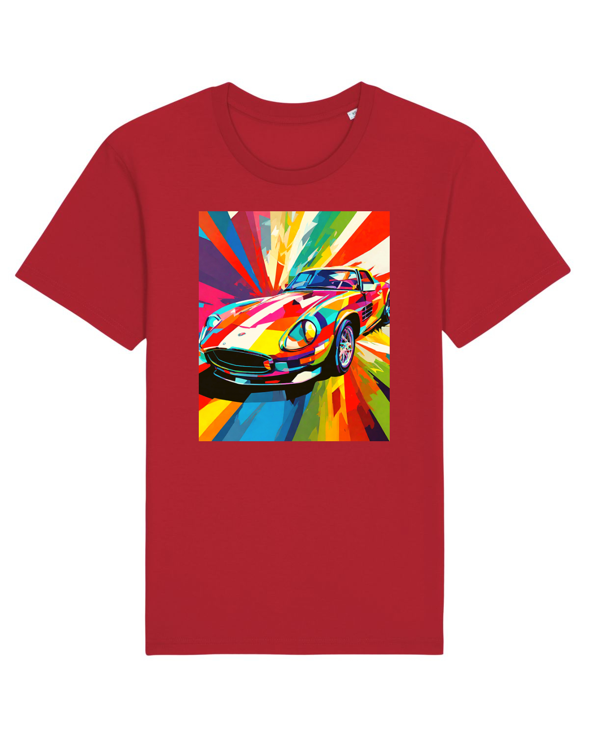 Tricou mânecă scurtă Unisex Rocker Red