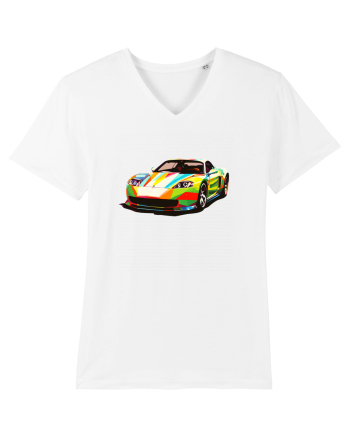 Masina Sport Pop Art White