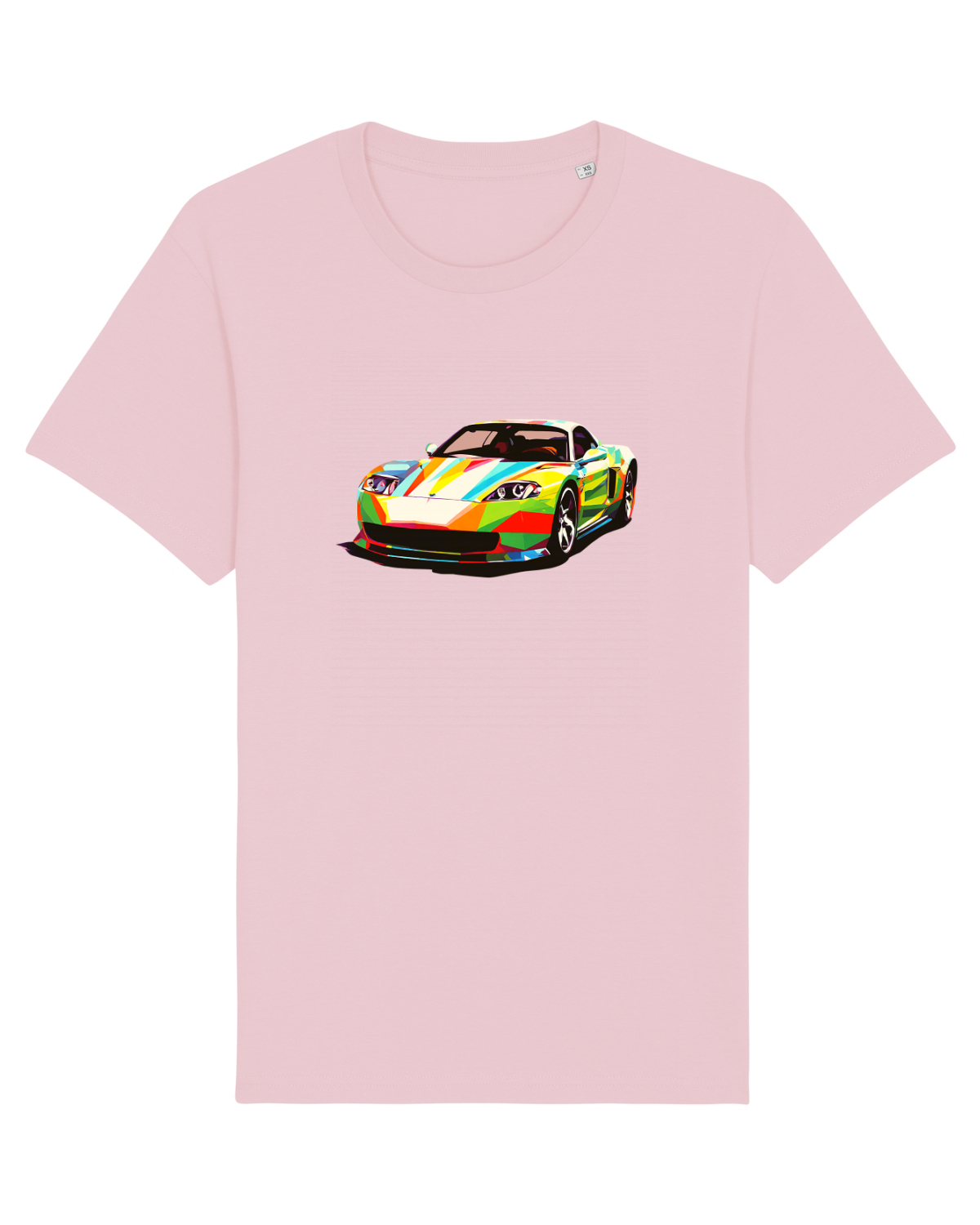 Tricou mânecă scurtă Unisex Rocker Cotton Pink