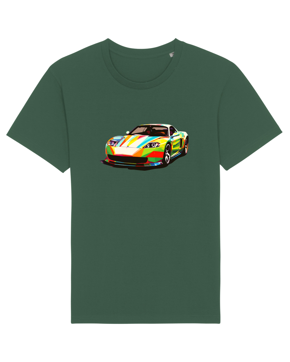 Tricou mânecă scurtă Unisex Rocker Bottle Green