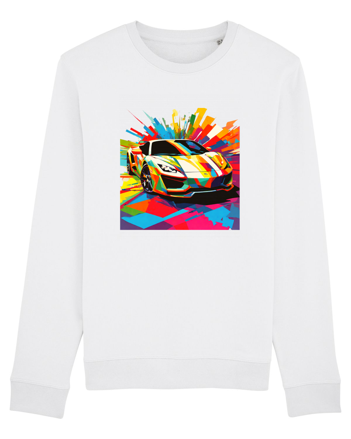 Bluză mânecă lungă Unisex Rise White