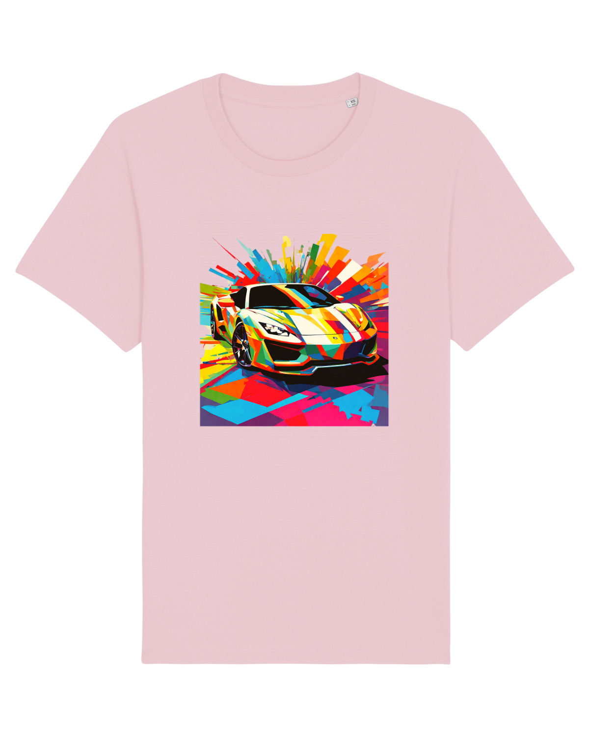 Tricou mânecă scurtă Unisex Rocker Cotton Pink