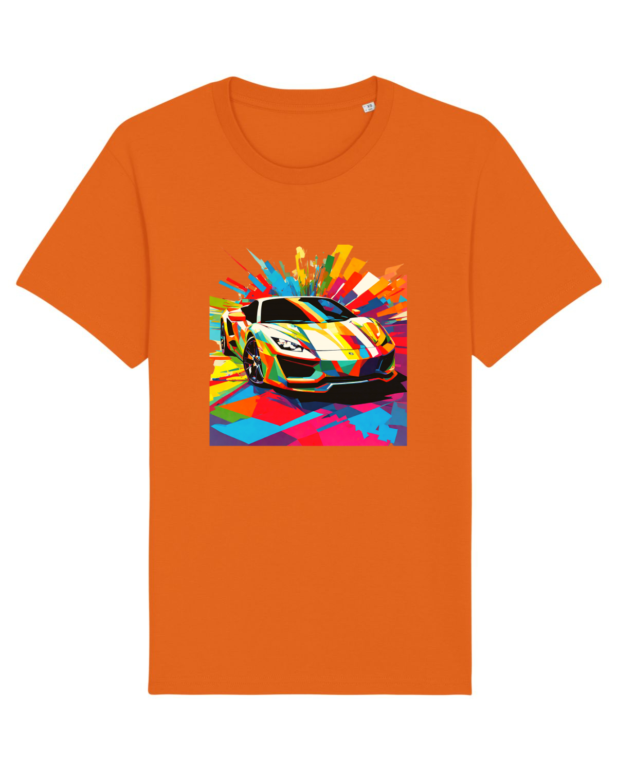 Tricou mânecă scurtă Unisex Rocker Bright Orange