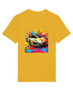 Masina Sport Pop Art Tricou mânecă scurtă Unisex Rocker