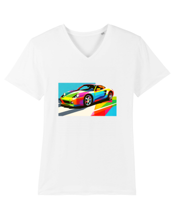 Masina Sport Pop Art White
