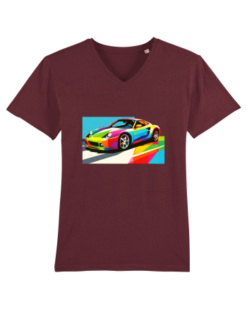 Masina Sport Pop Art Burgundy