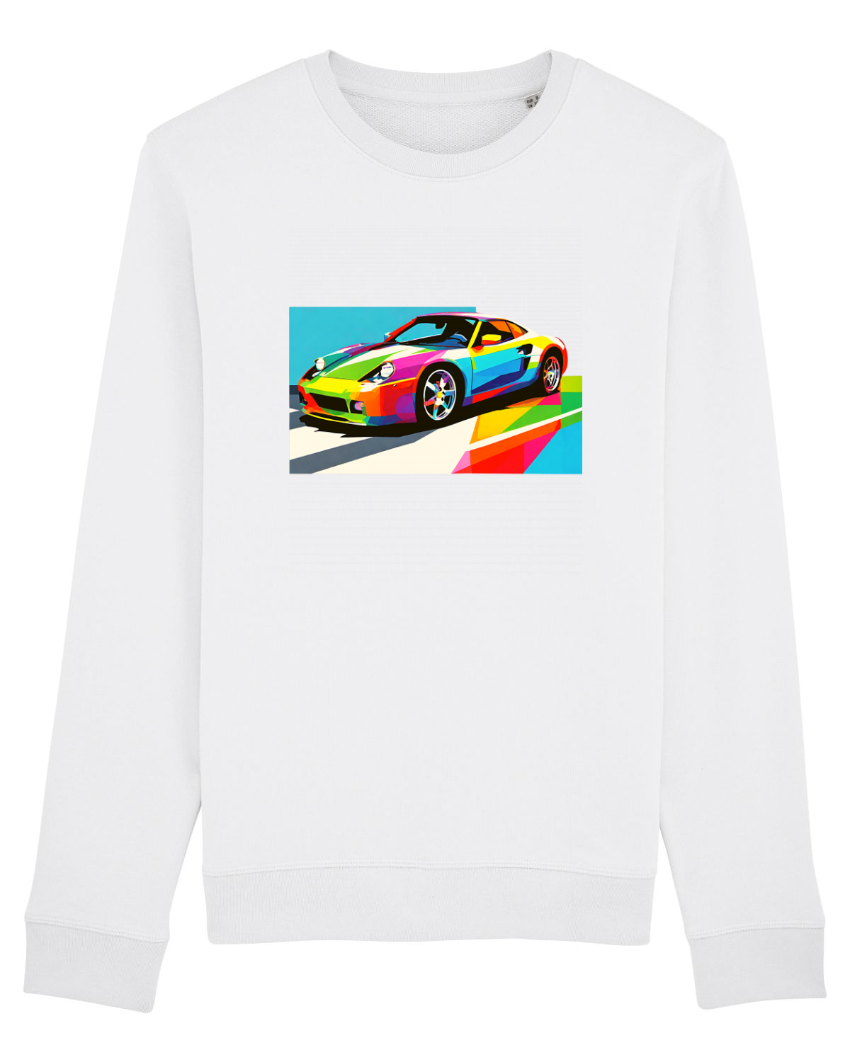Bluză mânecă lungă Unisex Rise White