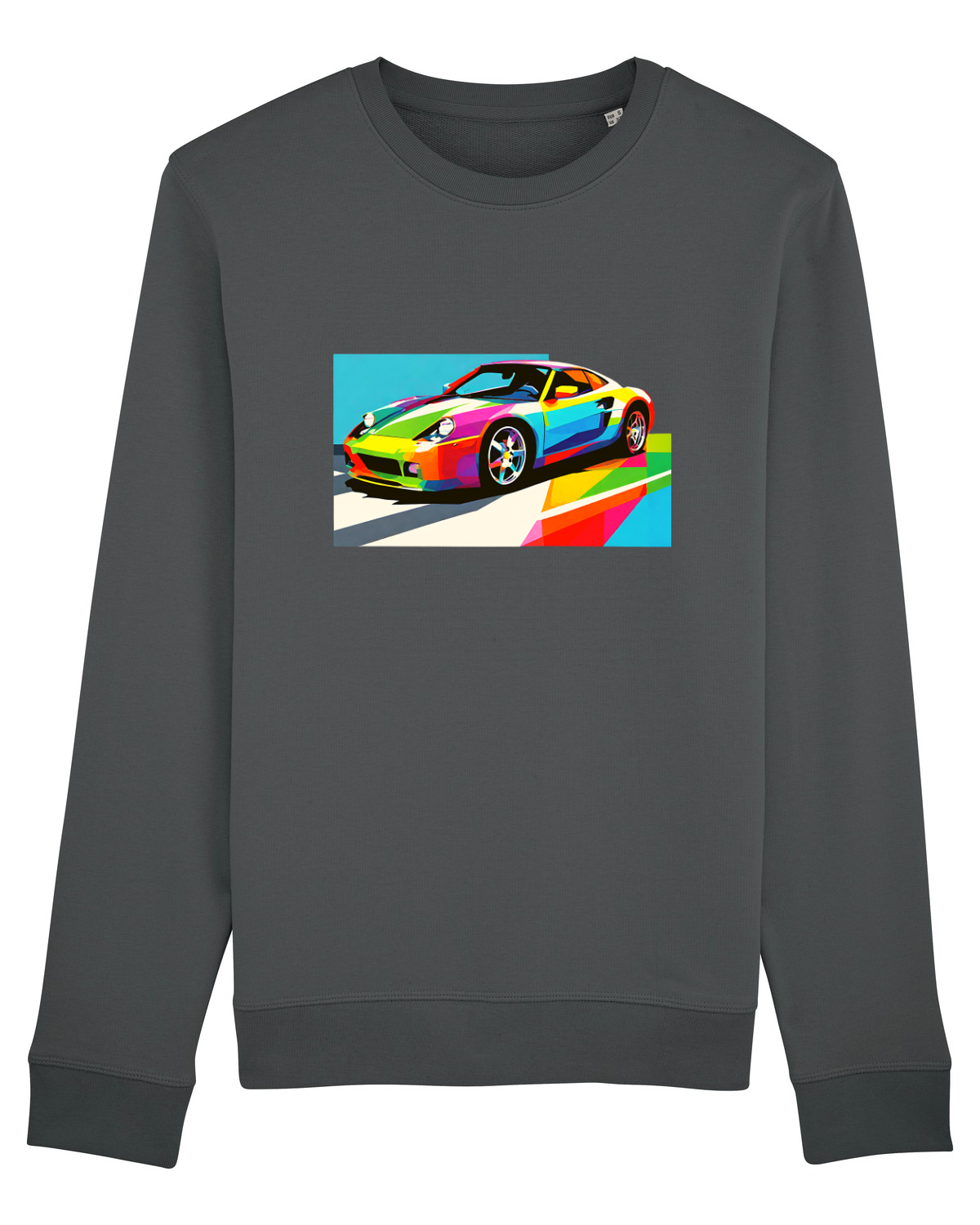 Bluză mânecă lungă Unisex Rise Anthracite
