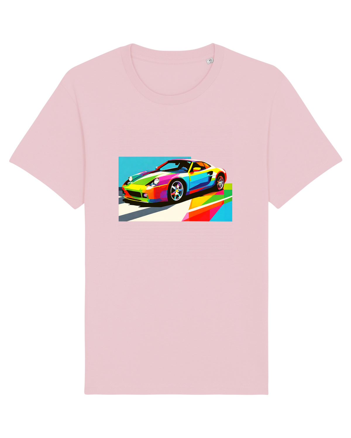 Tricou mânecă scurtă Unisex Rocker Cotton Pink
