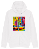 Masina Sport Pop Art Hanorac cu fermoar Unisex Connector