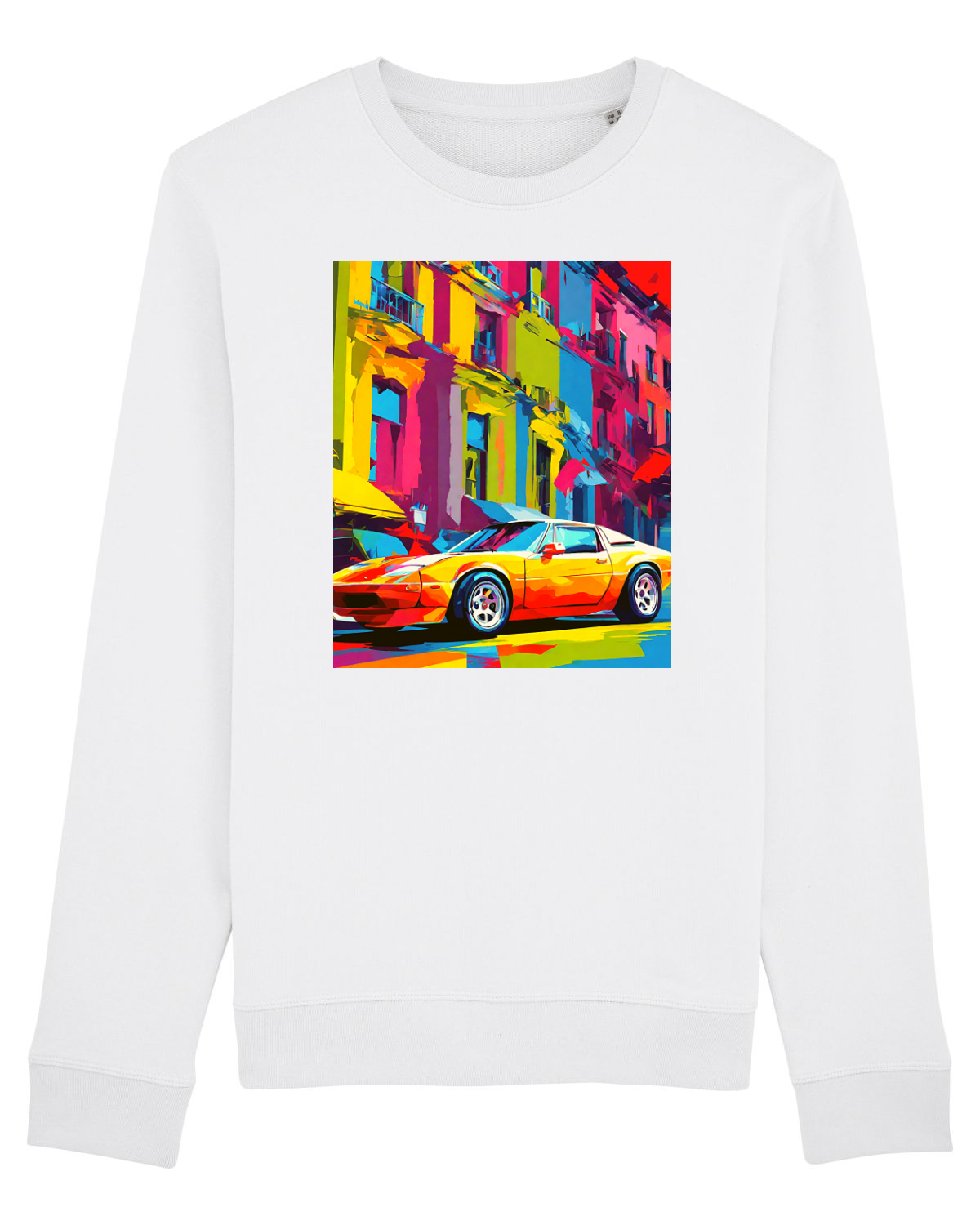 Bluză mânecă lungă Unisex Rise White