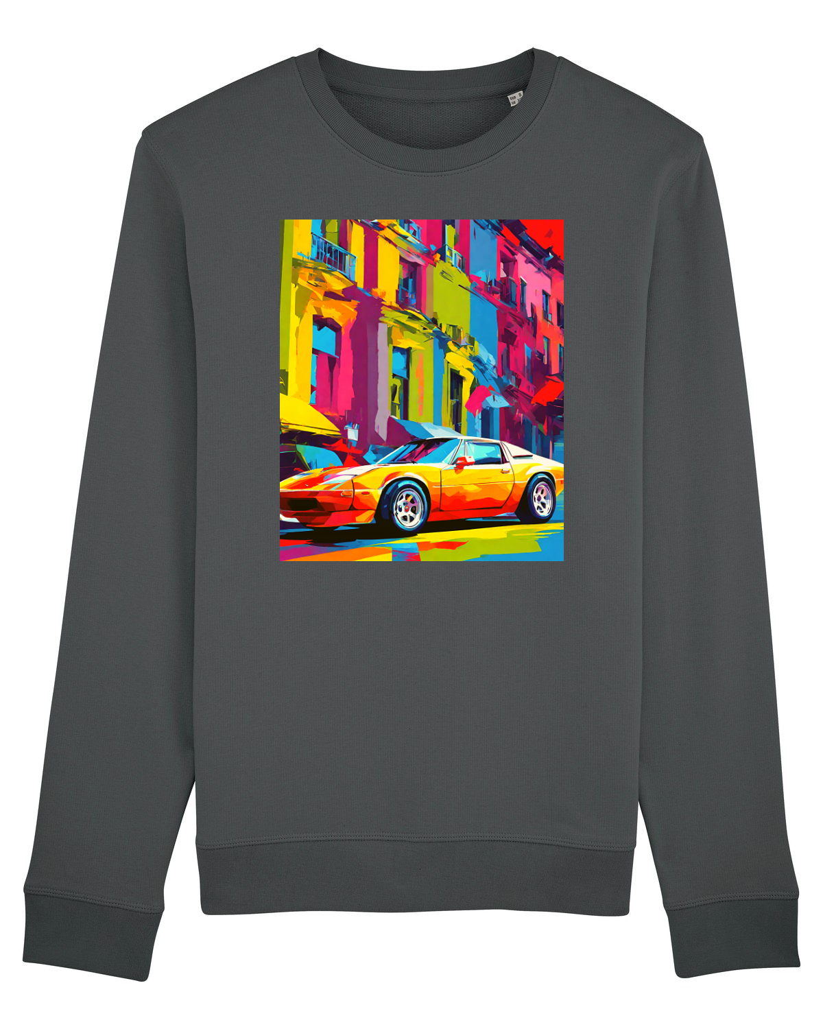 Bluză mânecă lungă Unisex Rise Anthracite