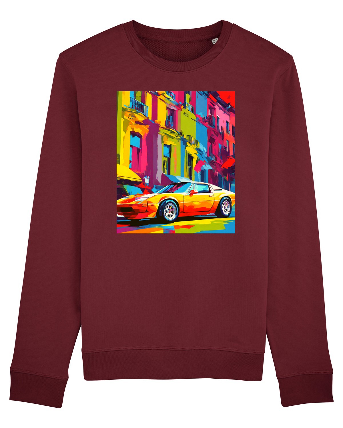 Bluză mânecă lungă Unisex Rise Burgundy