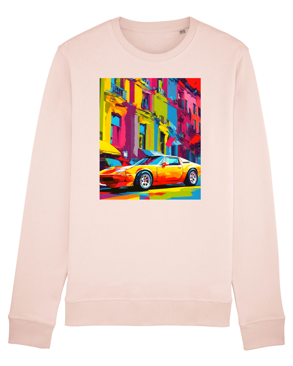 Bluză mânecă lungă Unisex Rise Candy Pink