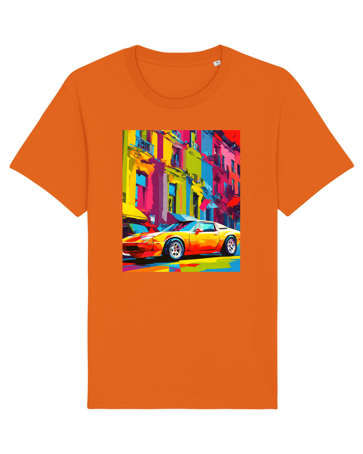 Tricou mânecă scurtă Unisex Rocker Bright Orange