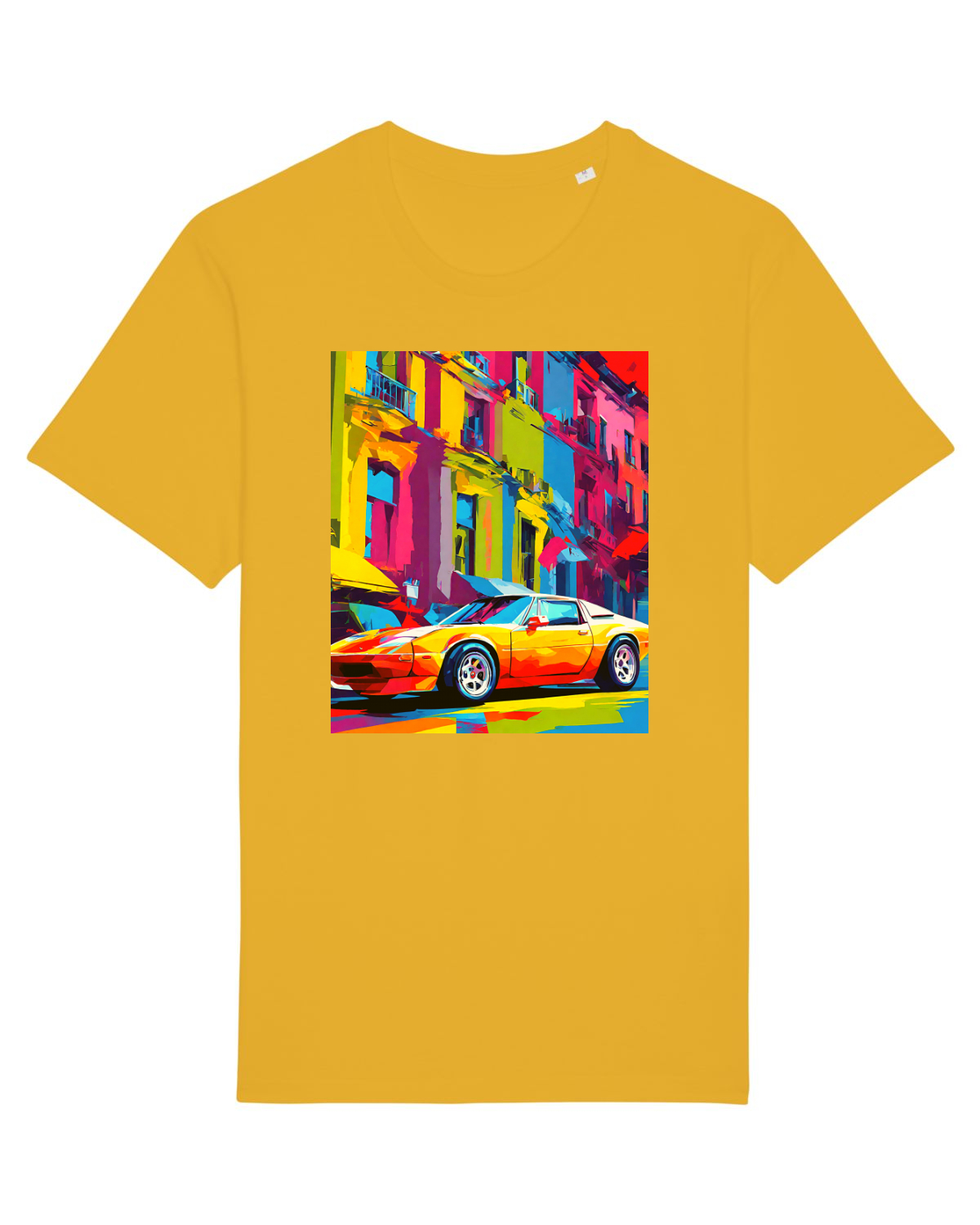 Tricou mânecă scurtă Unisex Rocker Spectra Yellow