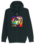 Masina Sport Pop Art Hanorac cu fermoar Unisex Connector