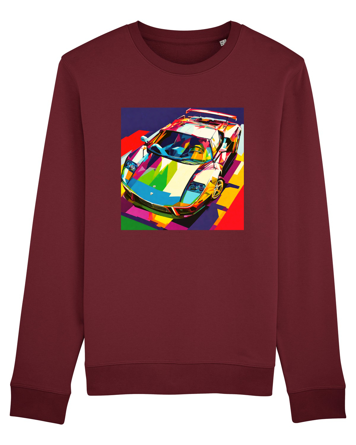 Bluză mânecă lungă Unisex Rise Burgundy