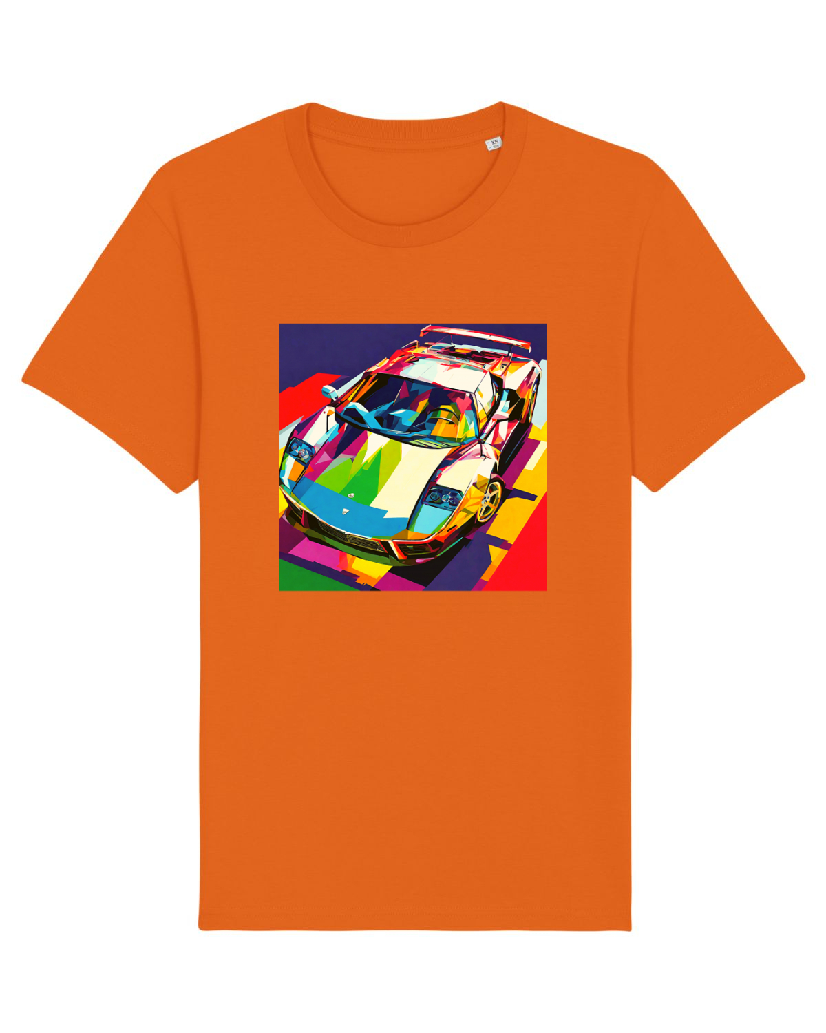 Tricou mânecă scurtă Unisex Rocker Bright Orange