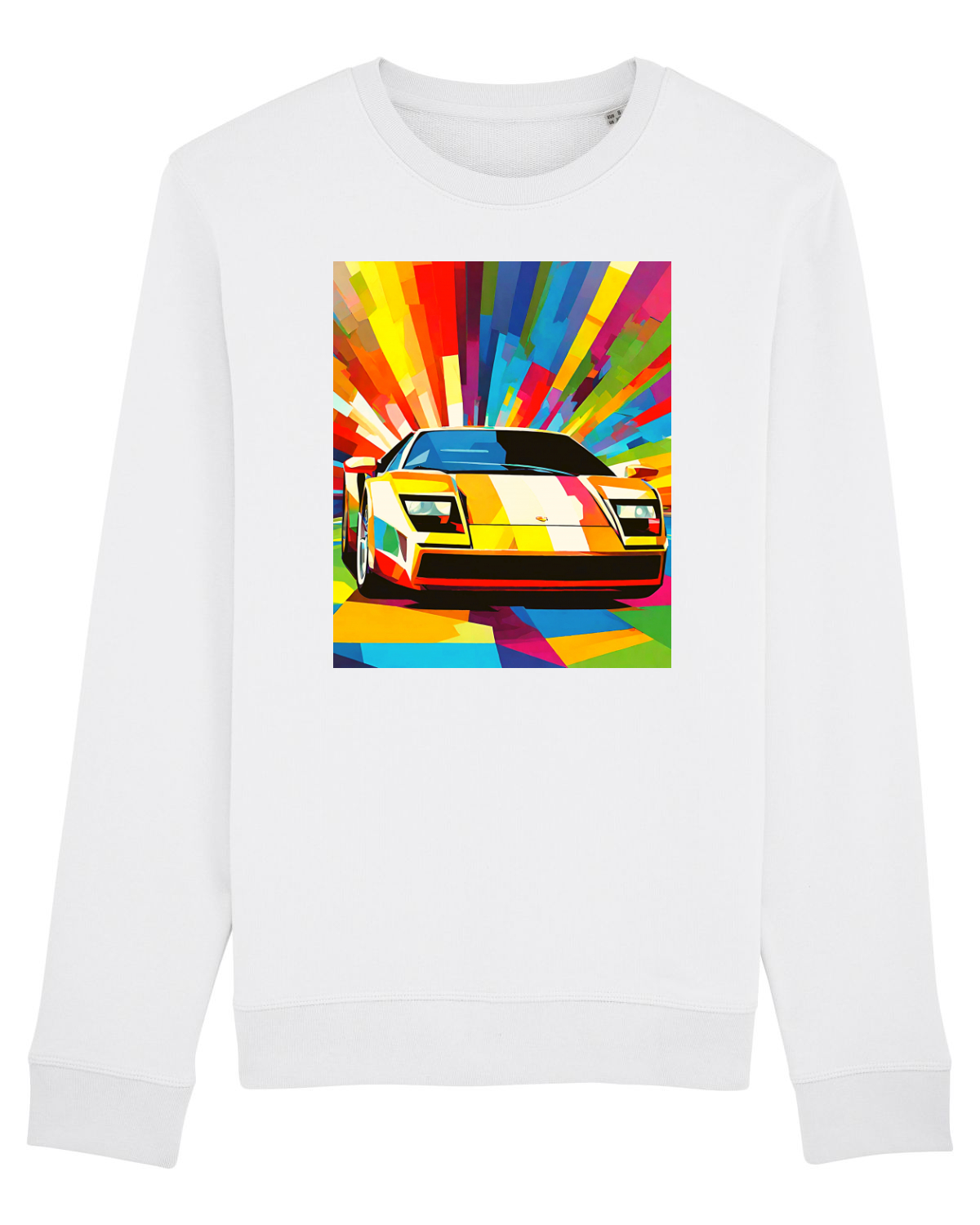Bluză mânecă lungă Unisex Rise White