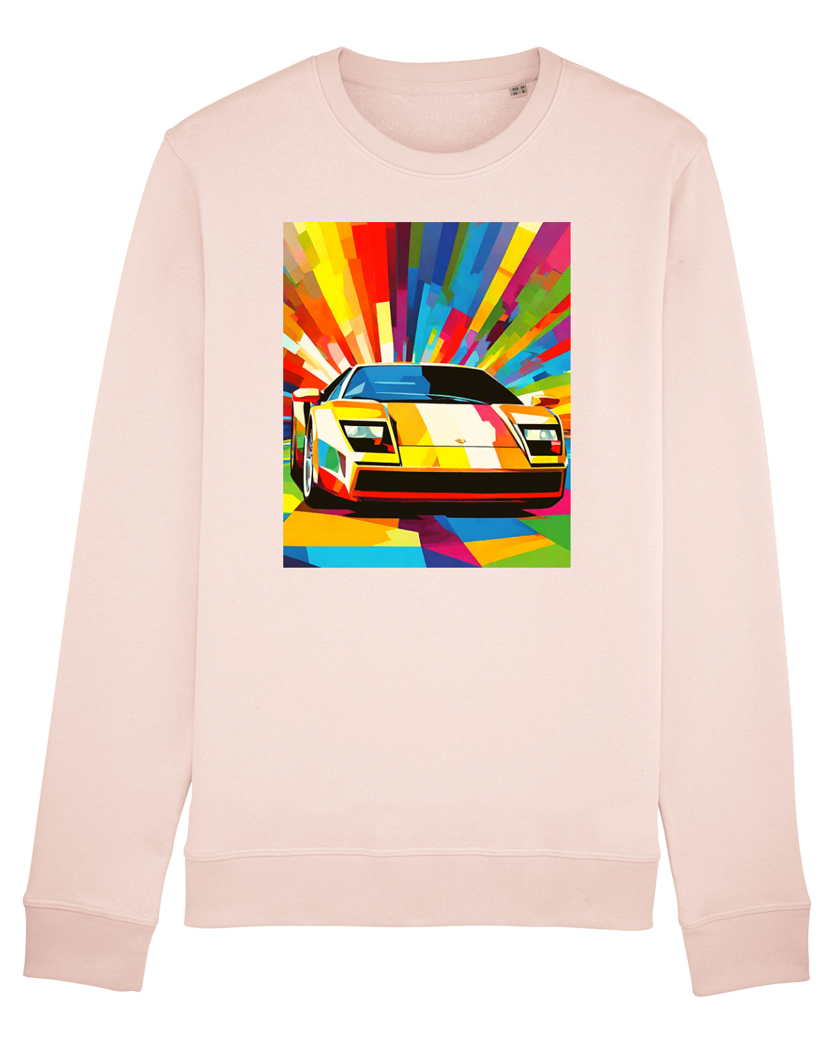 Bluză mânecă lungă Unisex Rise Candy Pink
