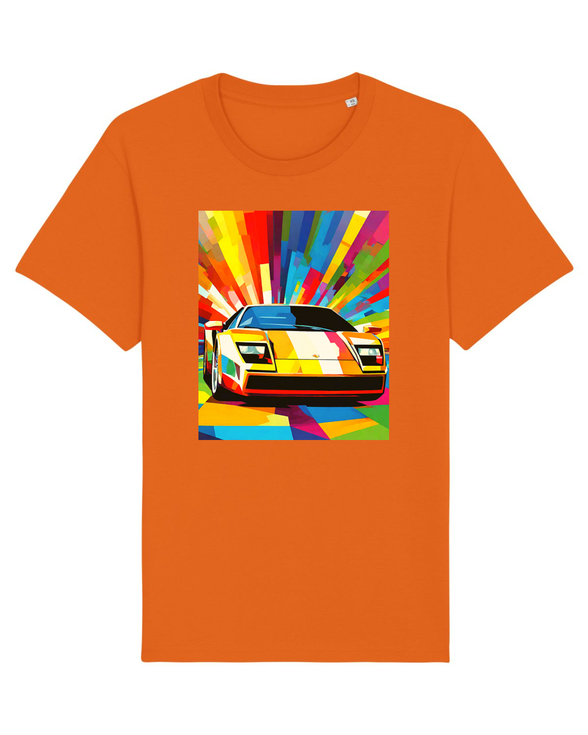 Tricou mânecă scurtă Unisex Rocker Bright Orange