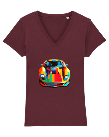 Masina Sport Pop Art Burgundy