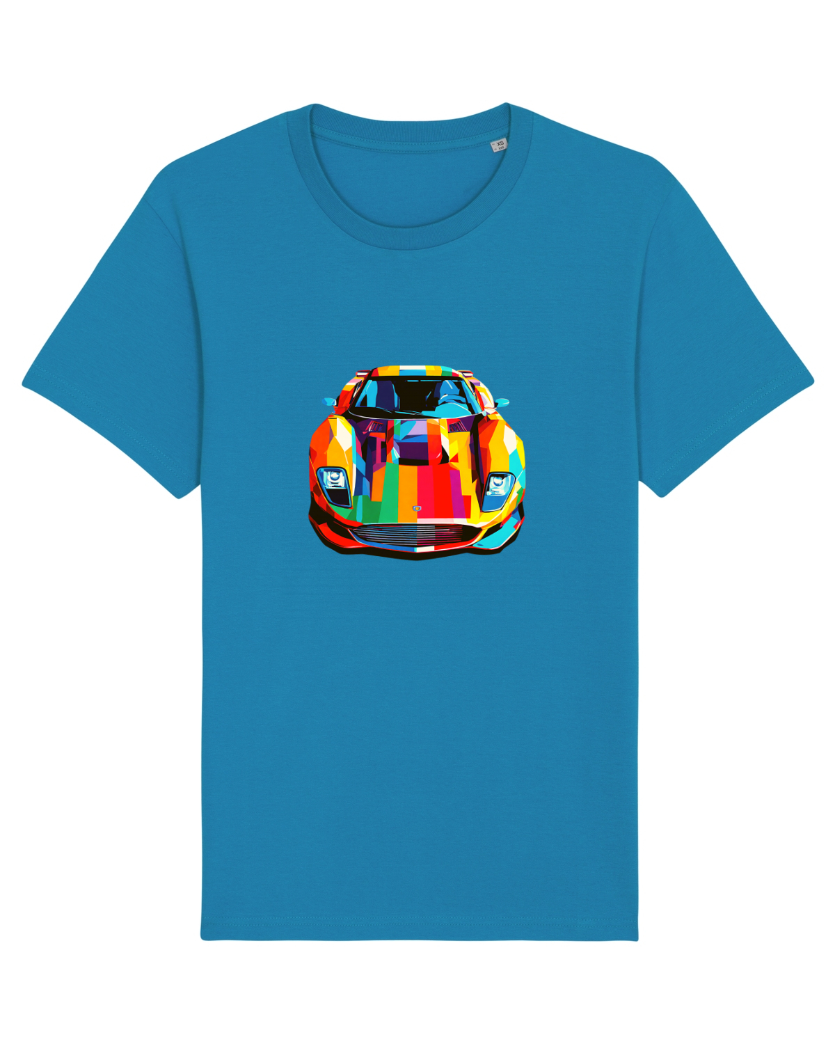 Tricou mânecă scurtă Unisex Rocker Azur