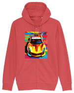 Masina Sport Pop Art Hanorac cu fermoar Unisex Connector