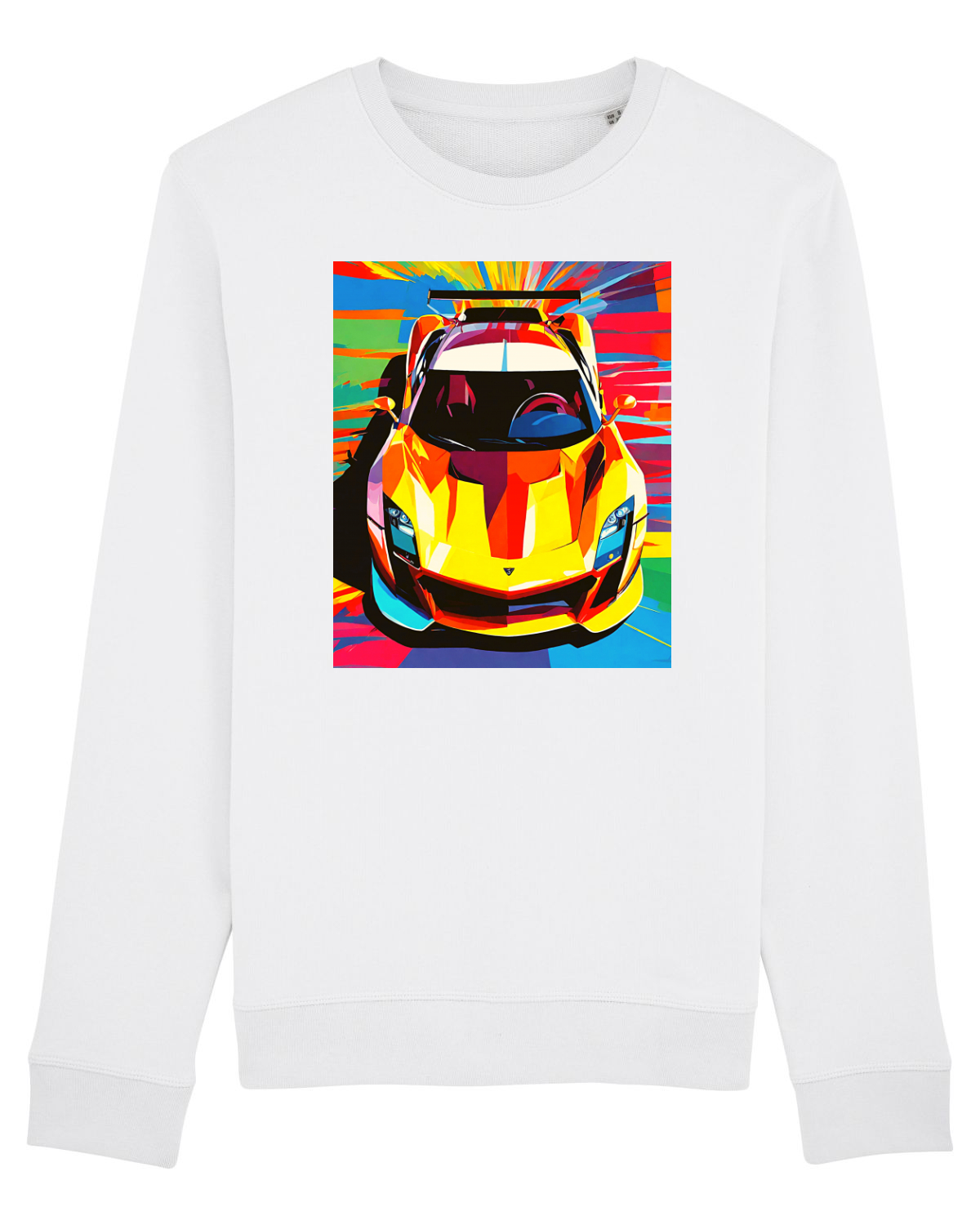 Bluză mânecă lungă Unisex Rise White