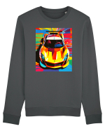 Masina Sport Pop Art Bluză mânecă lungă Unisex Rise