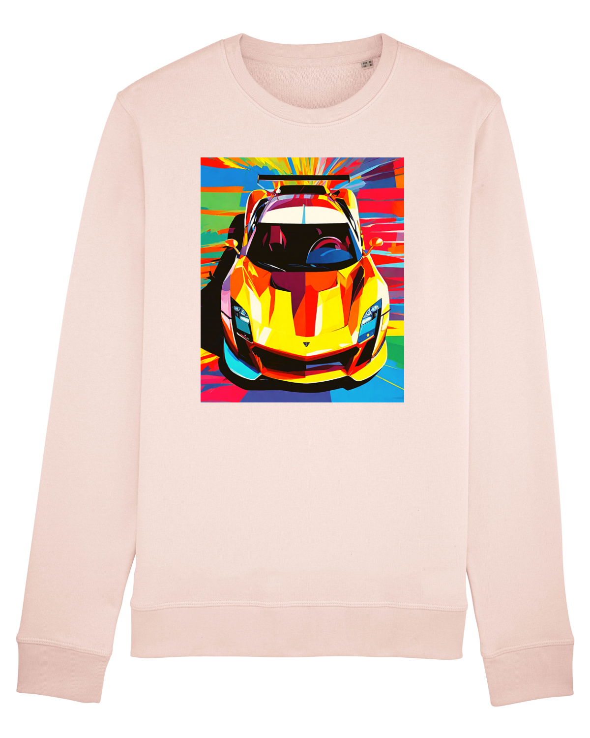 Bluză mânecă lungă Unisex Rise Candy Pink