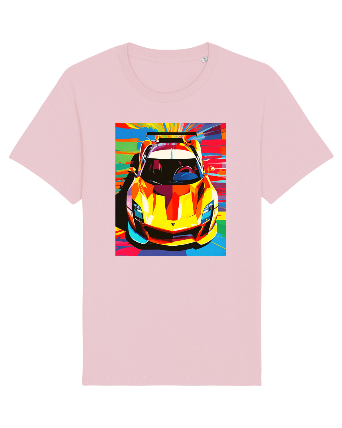 Tricou mânecă scurtă Unisex Rocker Cotton Pink