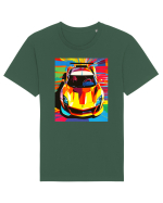 Masina Sport Pop Art Tricou mânecă scurtă Unisex Rocker