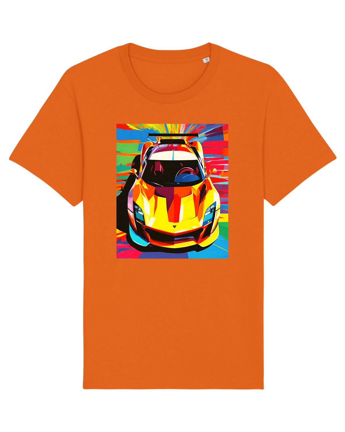 Tricou mânecă scurtă Unisex Rocker Bright Orange
