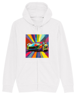 Masina Sport Pop Art Hanorac cu fermoar Unisex Connector