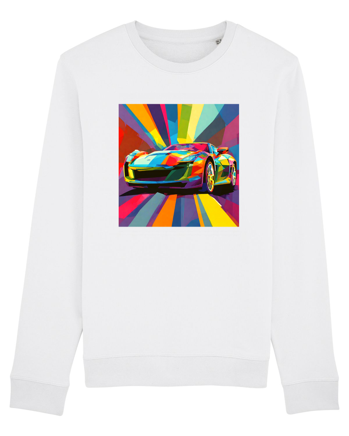 Bluză mânecă lungă Unisex Rise White