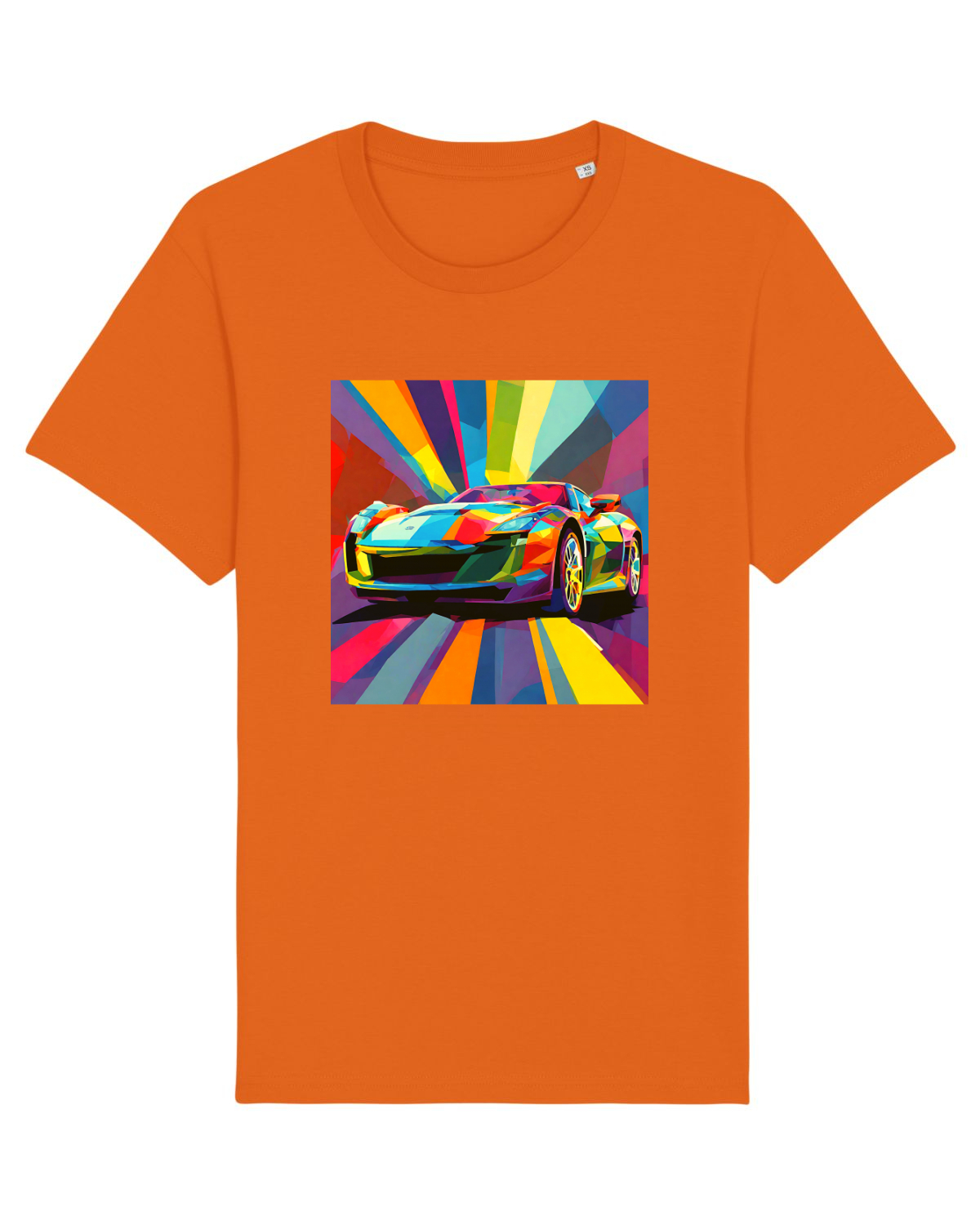 Tricou mânecă scurtă Unisex Rocker Bright Orange