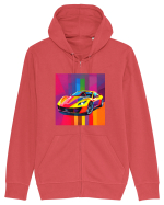 Masina Sport Pop Art Hanorac cu fermoar Unisex Connector