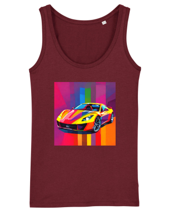 Masina Sport Pop Art Burgundy