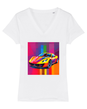 Masina Sport Pop Art White