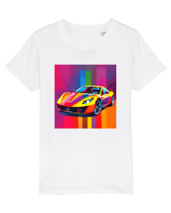 Masina Sport Pop Art White