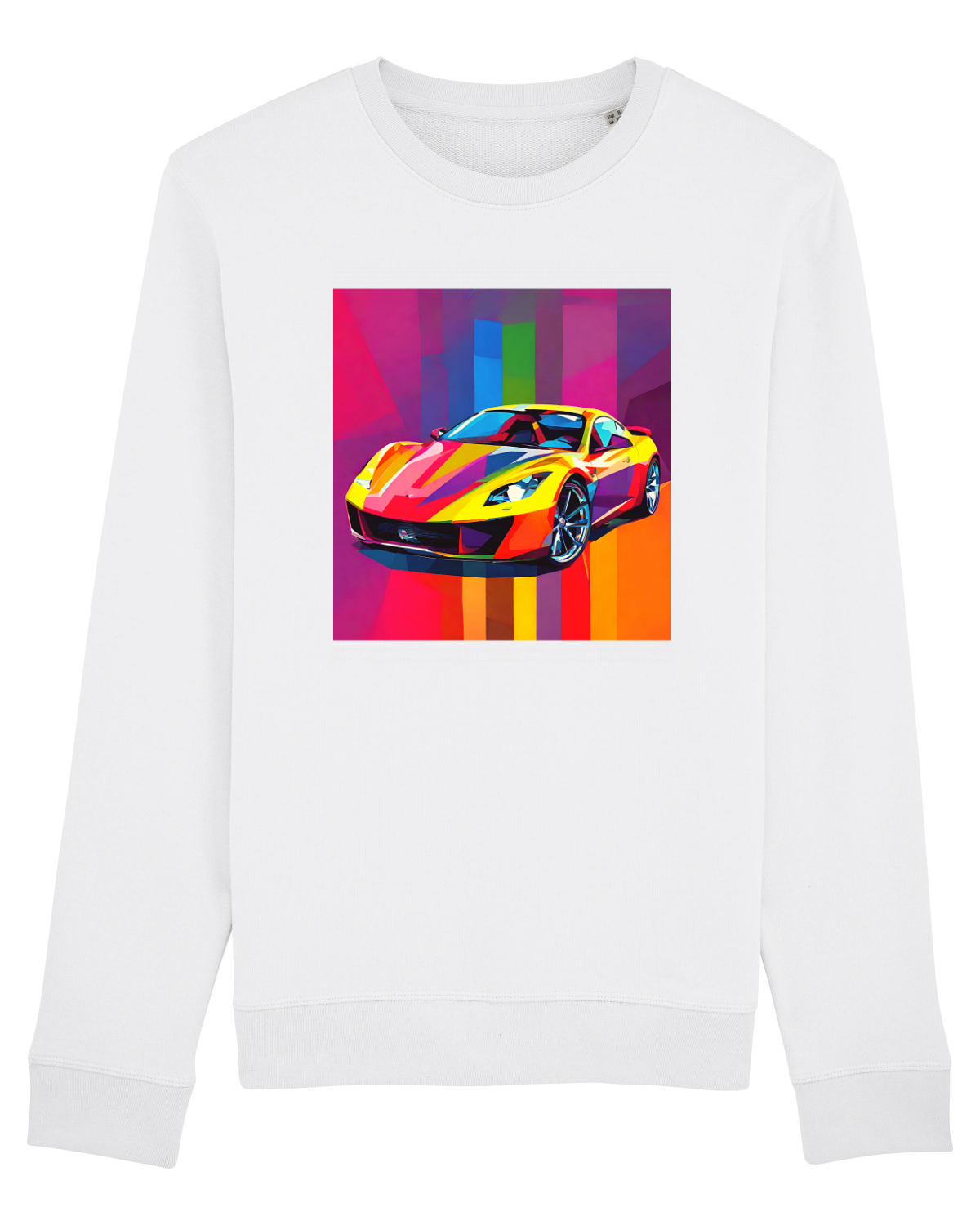 Bluză mânecă lungă Unisex Rise White