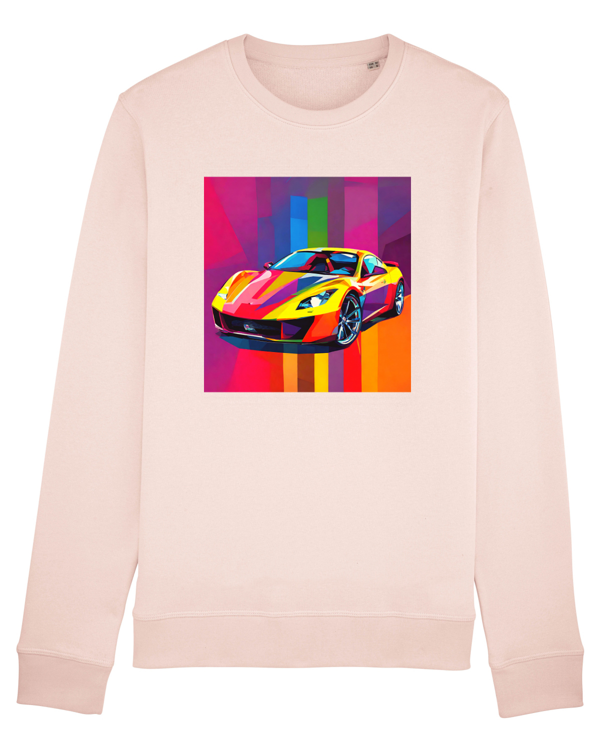 Bluză mânecă lungă Unisex Rise Candy Pink