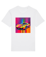 Masina Sport Pop Art Tricou mânecă scurtă Unisex Rocker