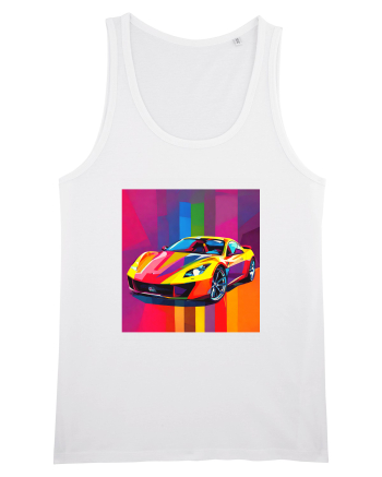 Masina Sport Pop Art White