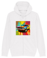 Masina Sport Pop Art Hanorac cu fermoar Unisex Connector