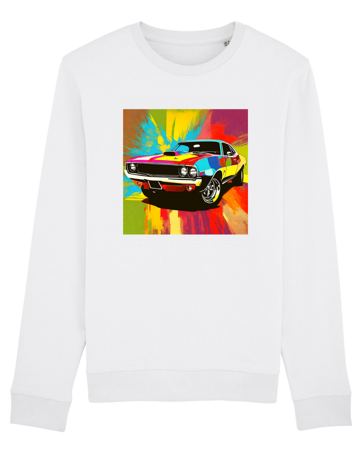 Bluză mânecă lungă Unisex Rise White