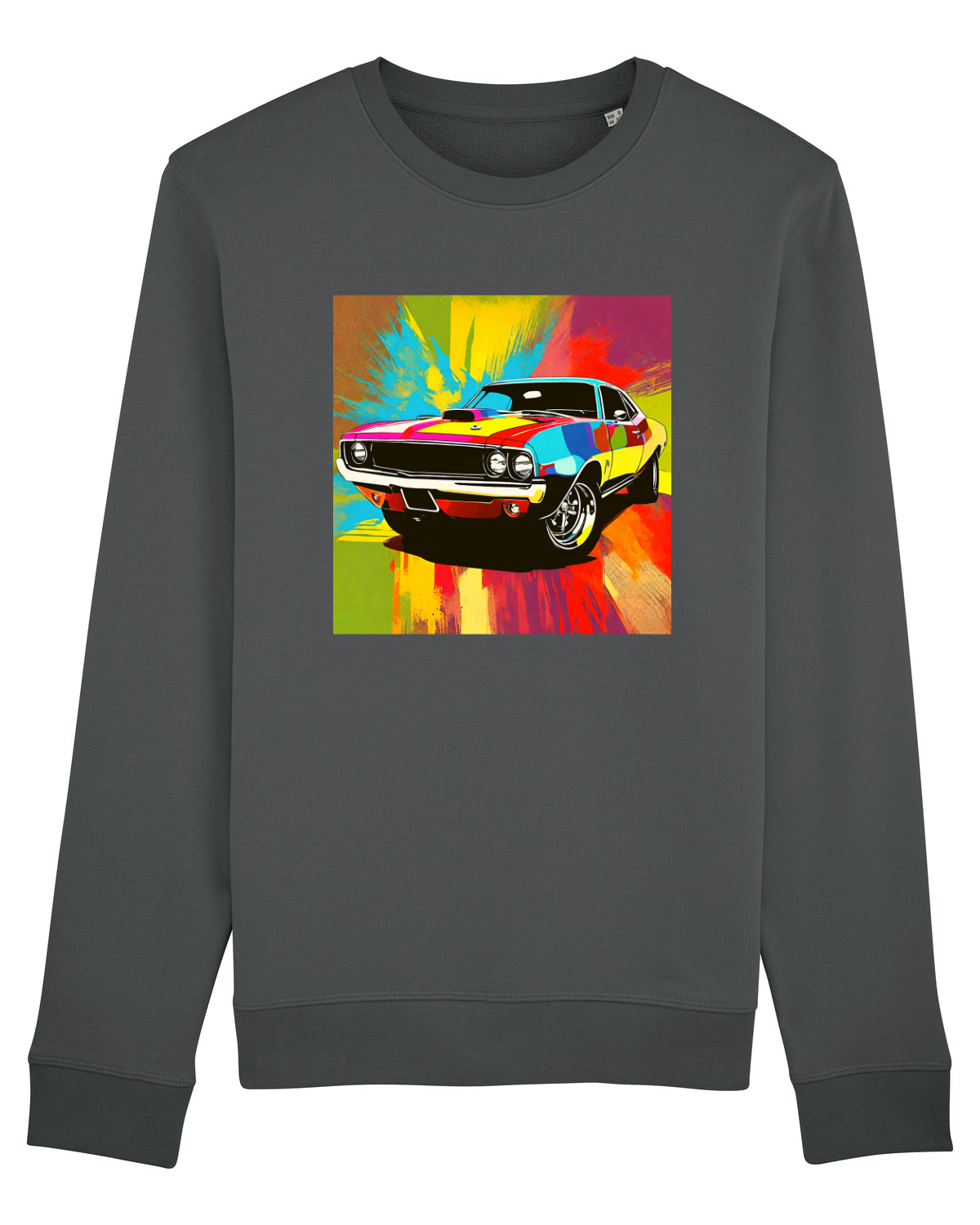 Bluză mânecă lungă Unisex Rise Anthracite