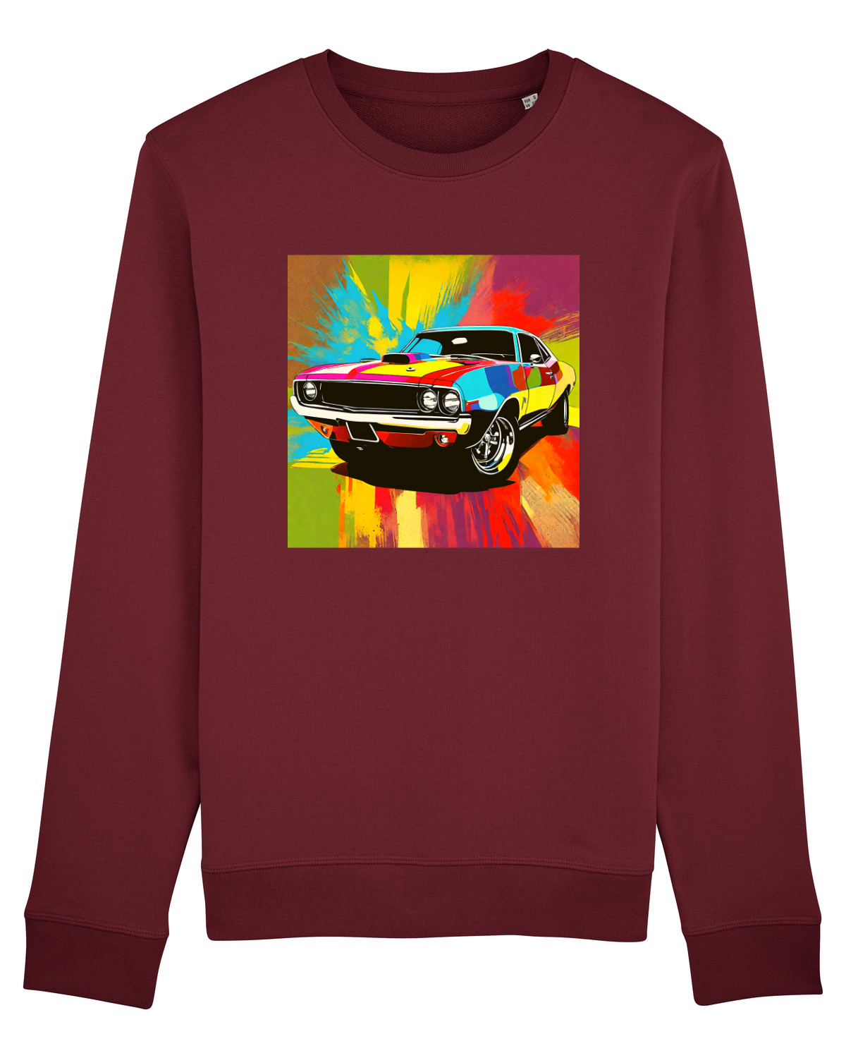 Bluză mânecă lungă Unisex Rise Burgundy